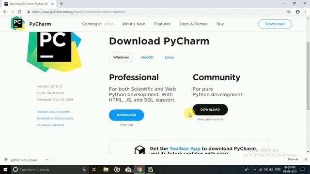 Session 2 - installation of python idle and pycharm смотреть онлайн