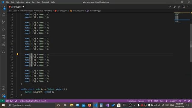 2 Dimensional Array Tutorial In Java смотреть онлайн