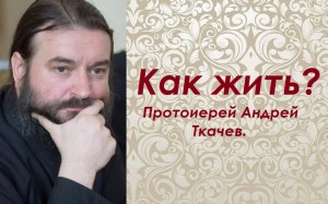 Правильный подход к жизни.  Протоиерей Андрей Ткачев.
