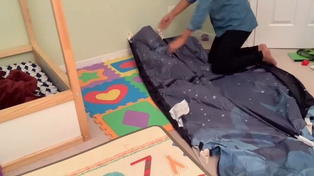 IKEA KURA BED TENT | IKEA New Dinosaur Tent | Cute Bed Tent смотреть онлайн