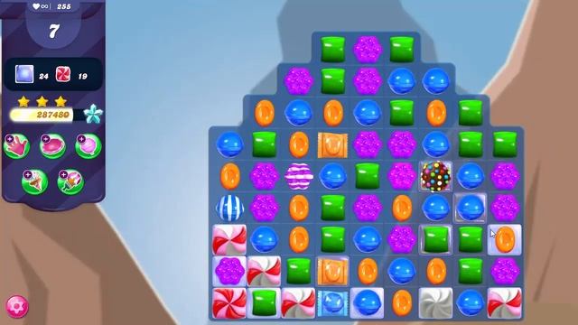Candy Crush Saga LEVEL 255 NO BOOSTERS (new version) смотреть онлайн