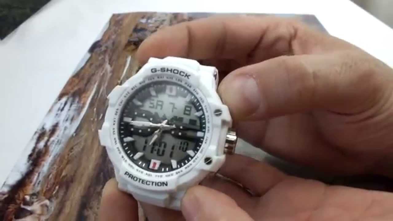 Часы спортивные G-SHOCK 02168 белые в Выживай.рф