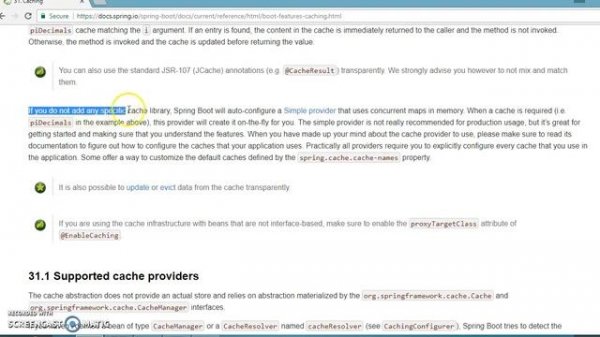 90.Making Simple Cache AutoConfigurable in Spring boot