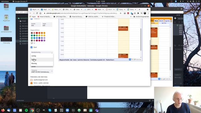 Integrate a Google Calendar in HTML смотреть онлайн