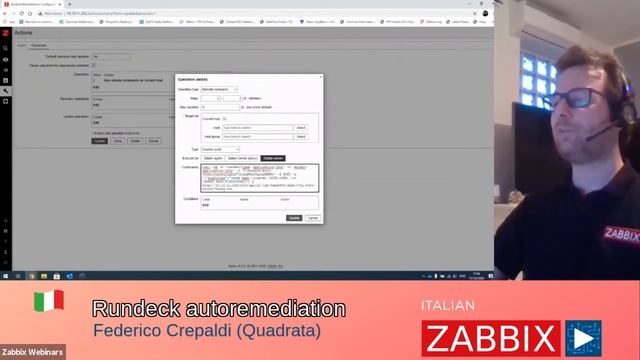 Rundeck auto-remediation by Federico Crepaldi, Zabbix Professional смотреть онлайн
