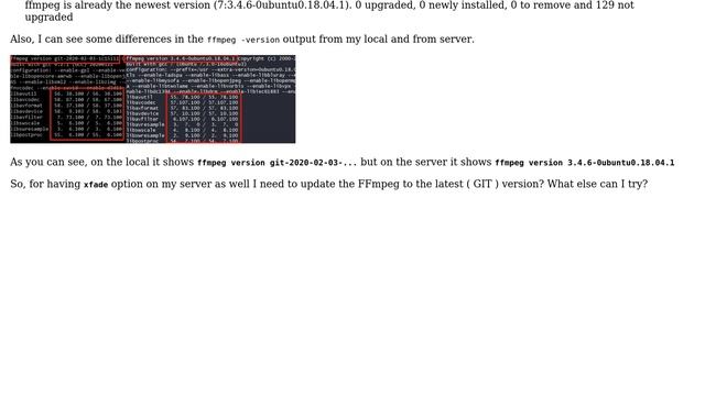 FFmpeg: Update FFmpeg to the latest ( GIT ) version? смотреть онлайн