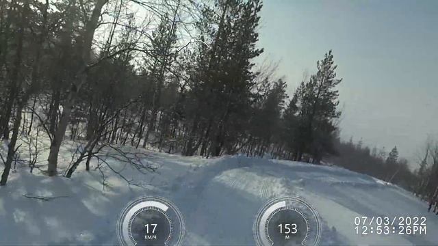 Участок в STRAVA: Скоростной спуск к ручью Пыслысчимуай смотреть онлайн