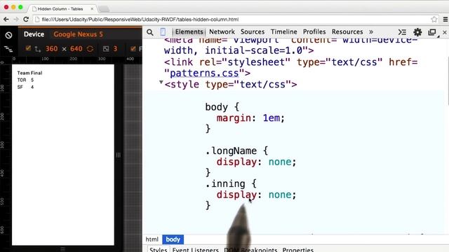 Responsive Tables - Hidden Columns - Responsive Web Design Fundamentals смотреть онлайн