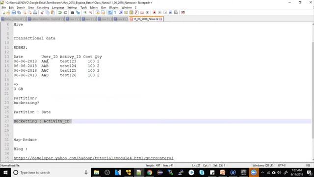 Interview Questions on Hive Partiton & Bucketing | Hive In Tamil смотреть онлайн