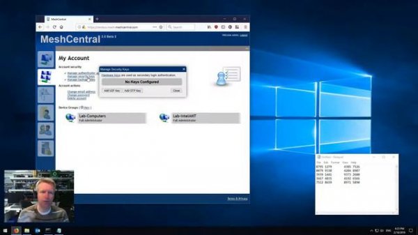 MeshCentral2 - 2 Factor Authentication Support