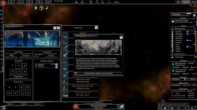 The Mandalorians will rise/ Stellaris Star Wars:New Dawn Mandalorian campaign EP.1 смотреть онлайн
