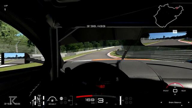GT SPORT - Aston Martin DBR9 GT1 - Nordschleife - Hotlap + Setup смотреть онлайн