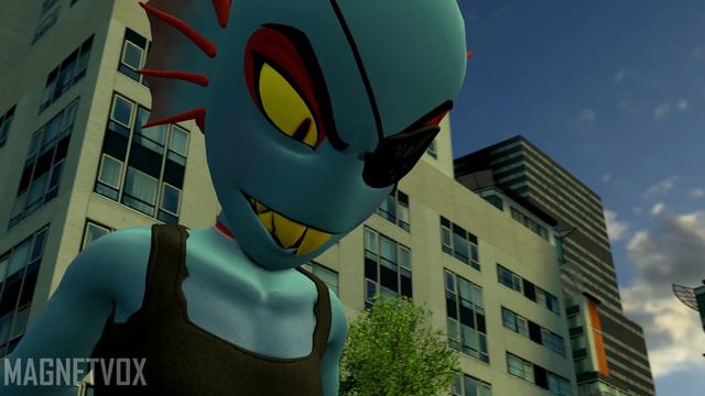 Giantess Undyne Growth And Crush