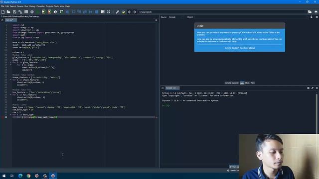 Ekstraksi Fitur Tekstur, Bentuk, Warna dari Daun смотреть онлайн