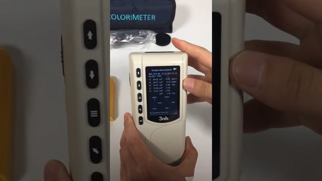How to use NR110 Colorimeter to measure plastic sample смотреть онлайн