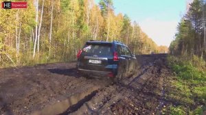 Утопили мажорский Toyota Land Cruiser Prado в торфяной жиже. Путешествуем по бездорожью м джипами.