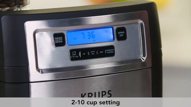 Krups Grind and Brew Coffee Maker смотреть онлайн