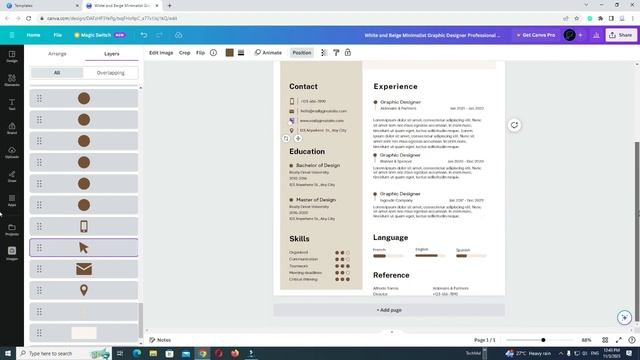 ക്യാൻവായിൽ ഒരു റെസ്യുമെ ഉണ്ടാക്കാം | Creating Resume In Canva смотреть онлайн