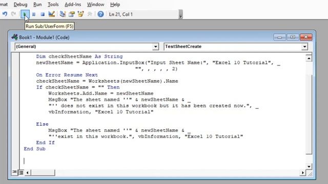 How to create a new worksheet if not exists in workbook using vba in excel смотреть онлайн