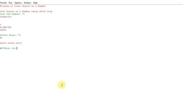 Python Program to Count Digits in a Number смотреть онлайн