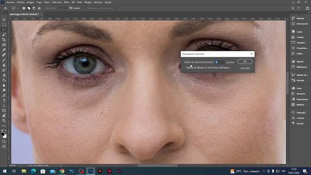 ✅ Como eliminar OJERAS ? Fácil y RÁPIDO con ADOBE Photoshop 2023 |Jairo Cabanillas смотреть онлайн