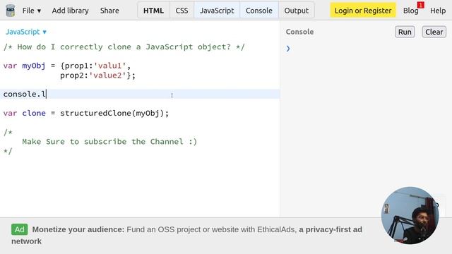 How Do I Correctly Clone A Javascript Object? смотреть онлайн