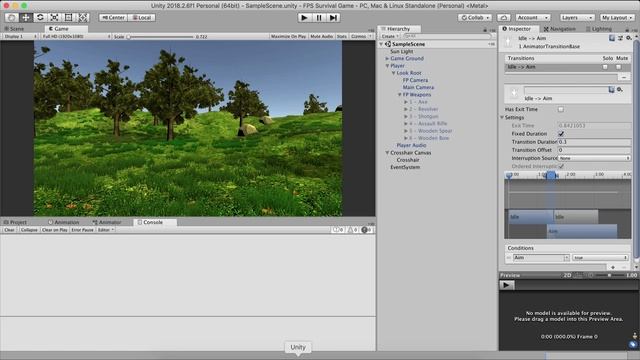 Create An FPS Survival Game In One Video | Unity FPS Survival Game Tutorial смотреть онлайн