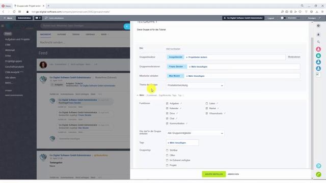 Es ist so einfach Projektgruppe zu erstellen in Bitrix24 смотреть онлайн