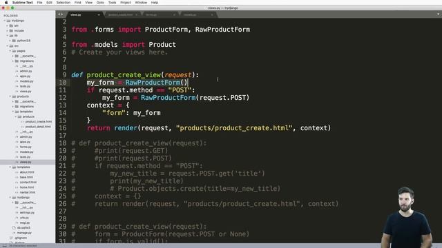 Try DJANGO Tutorial - 25 - Pure Django Form смотреть онлайн