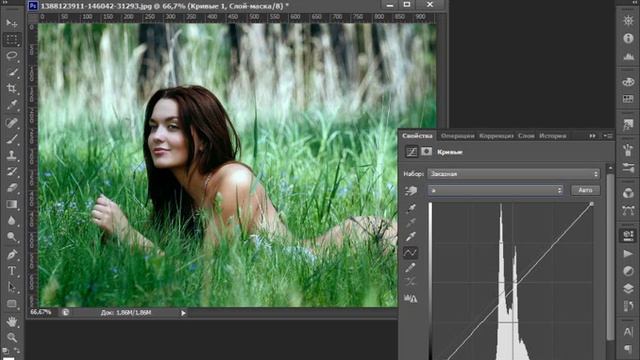 Коррекция цветов в фото шопе. смотреть онлайн