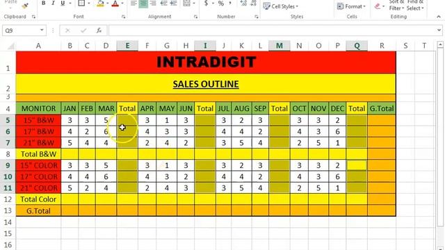 Ms Excel Lecture 7 Sales Outline (Teacher 2) By SAHIL Social Service (SSS) Division смотреть онлайн