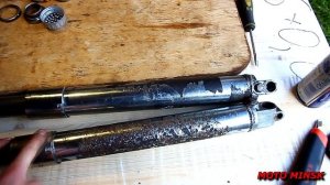 Восстановление вилки мотоцикла Минск. Сборка и установка.