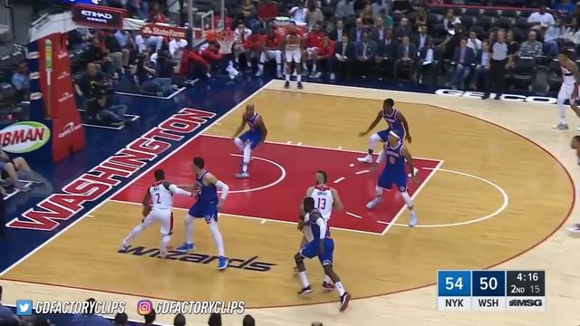 John Wall, Bradley Beal & Kelly Oubre Jr. Highlights vs Knicks (2017.10.06) - TOO SICK! смотреть онлайн