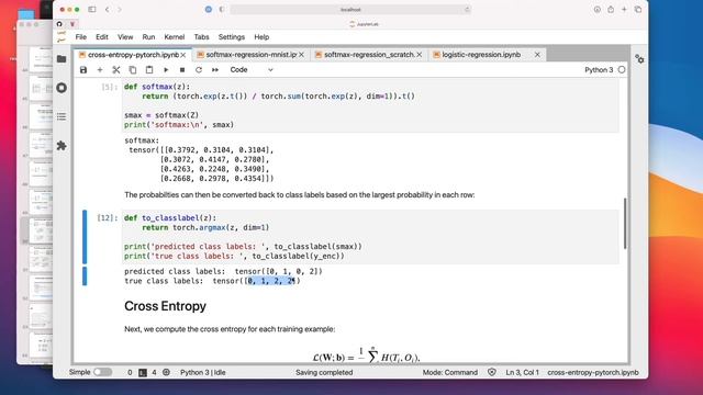 L8.7.2 OneHot Encoding and Multi-category Cross Entropy -- Code Example смотреть онлайн