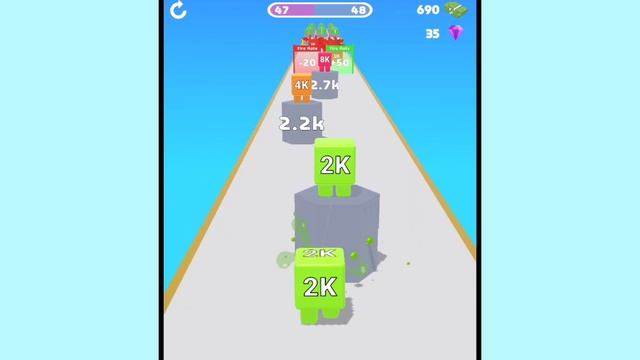 2048 Jelly Shooter - Click the cubes and zoom смотреть онлайн