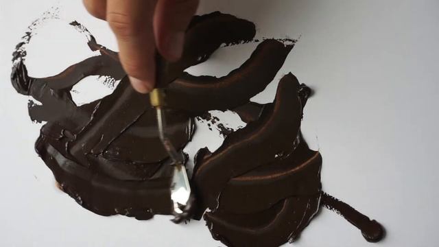 Умбра жженая. Масляная краска 