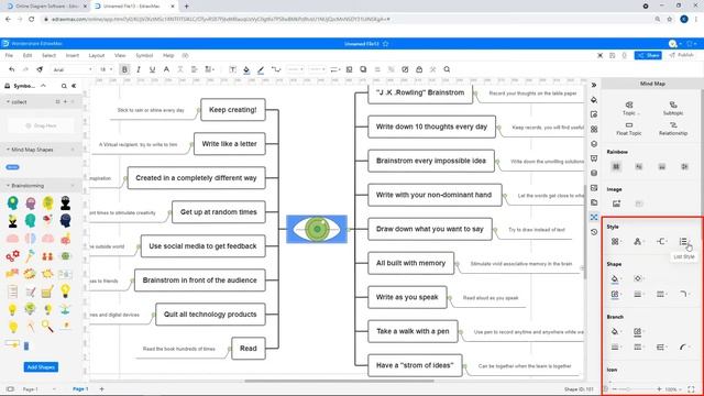 How to Make a Mind Map Easily | Online Mind Mapping Tool смотреть онлайн