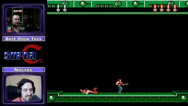 Super C - Necros & BST (Retro Coop). Прохождение игры Super Contra на двоих. смотреть онлайн