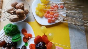 Букет из сухофруктов / как сделать вкусный/съедобный букет. Оригинальный подарок своими руками