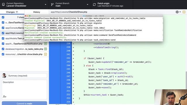 Laravel Checklister. Part 27/29: Task Email Reminders for Users смотреть онлайн