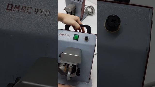 Edge dyeing machine OMAC 980. OMAC 980 для окраски урезов. смотреть онлайн
