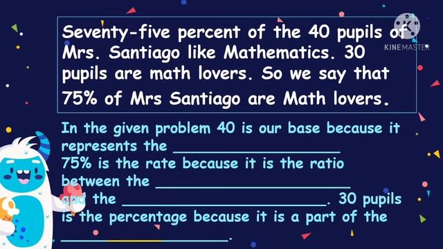 MATH 5 Q3 WEEK 1 DEFINES AND IDENTIFIES PERCENTAGE, RATE AND BASE смотреть онлайн