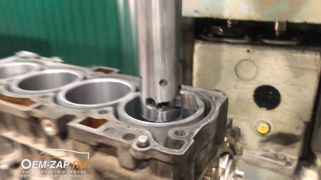 Расточка гильзовка и хонинговка блока цилиндров смотреть онлайн