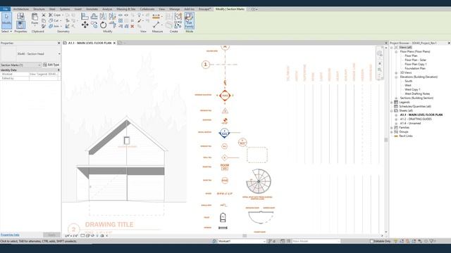30x40 Design Workshop Revit Template смотреть онлайн