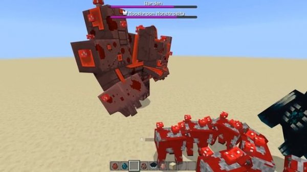 Warden vs All Monstrosities (Minecraft Dungeons) Warden vs Redstone monstrosity Obsidian monstrosit