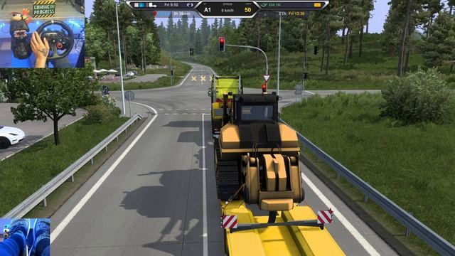 Rostock To Szczecin Euro Truck Simulator2 | Logitech G29 (Steering Wheel + Shifter) смотреть онлайн