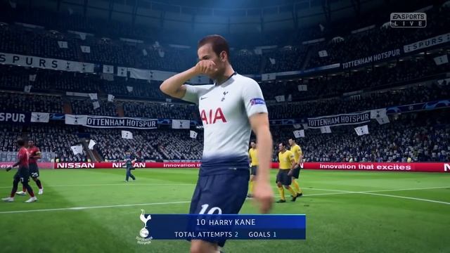 Fifa 19 Spurs vs Manchester United Xbox One S Full Match Gameplay смотреть онлайн