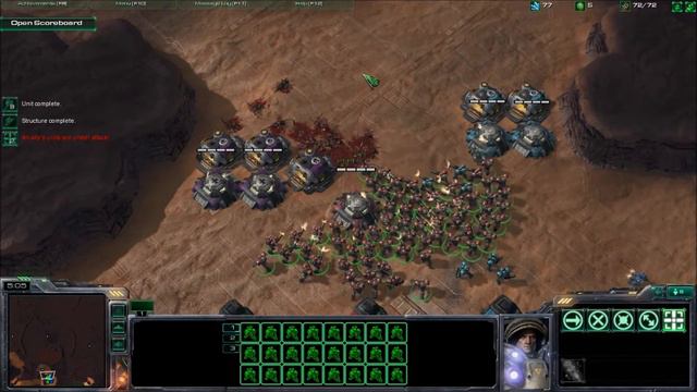 Starcraft 2 Custom map Matts Zerg War смотреть онлайн
