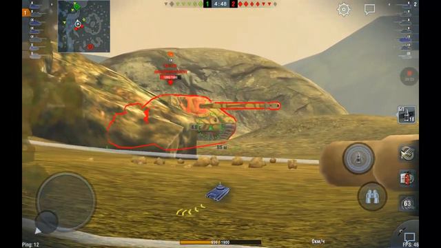 Т-62А (Рудники-что делать, когда у противника больше СТ) WoT Blitz смотреть онлайн