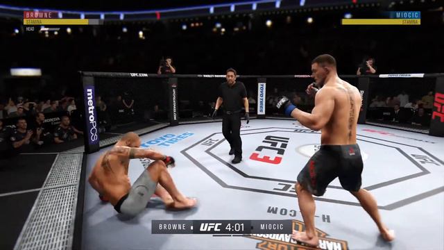 EA SPORTS UFC® 3 Browne VS Miocic смотреть онлайн